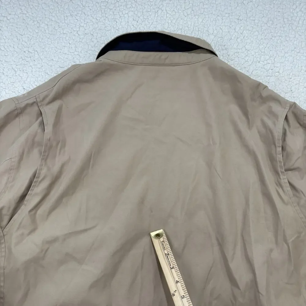 Polo‎ Ralph Lauren Jacket Mens 3XB Khaki Bi-Swing Bomber Plaid Lined Harrington